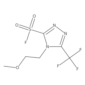 4-(2-methoxyethyl)-5-(trifluoromethyl)-4H-1,2,4-triazole-3-sulfonyl fluoride Structure