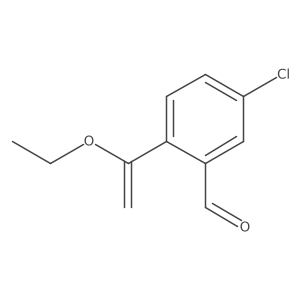 5-Chloro-2-(1-ethoxyethenyl)benzaldehyde Structure