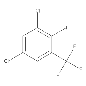 1,5-Dichloro-2-iodo-3-(trifluoromethyl)benzene结构式
