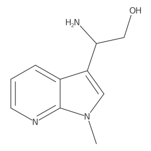 (2S)-2-amino-2-{1-methyl-1H-pyrrolo[2,3-b]pyridin-3-yl}ethan-1-ol Structure