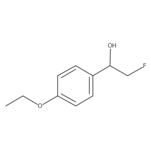1-(4-Ethoxyphenyl)-2-fluoroethan-1-ol结构式