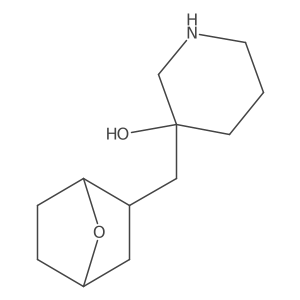 3-({7-Oxabicyclo[2.2.1]heptan-2-yl}methyl)piperidin-3-ol Structure