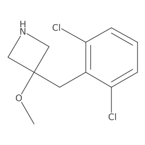 3-[(2,6-Dichlorophenyl)methyl]-3-methoxyazetidine Structure
