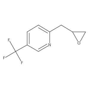 2-[(Oxiran-2-yl)methyl]-5-(trifluoromethyl)pyridine结构式