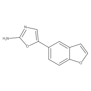 5-(1-Benzofuran-5-yl)-1,3-oxazol-2-amine Structure