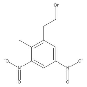 1-(2-Bromoethyl)-2-methyl-3,5-dinitrobenzene结构式