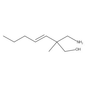 2-(Aminomethyl)-2-methylhept-3-en-1-ol Structure