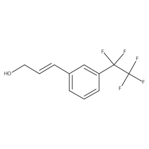 3-[3-(Pentafluoroethyl)phenyl]prop-2-en-1-ol Structure