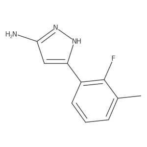 5-(2-fluoro-3-methylphenyl)-1H-pyrazol-3-amine Structure