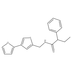 N-{[4-(furan-2-yl)thiophen-2-yl]methyl}-2-phenylbutanamide Structure