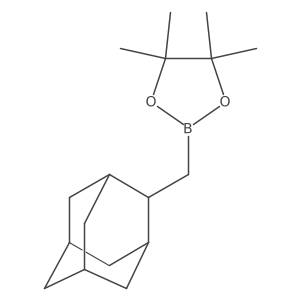 2-(Adamantan-2-ylmethyl)-4,4,5,5-tetramethyl-1,3,2-dioxaborolane Structure