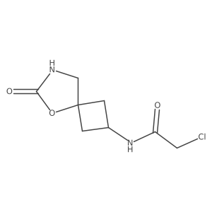 2-Chloro-N-(6-oxo-5-oxa-7-azaspiro[3.4]octan-2-yl)acetamide Structure