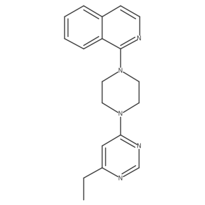 1-[4-(6-Ethylpyrimidin-4-yl)piperazin-1-yl]isoquinoline Structure