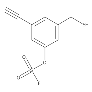 3-Ethynyl-5-(sulfanylmethyl)phenyl sulfurofluoridate结构式