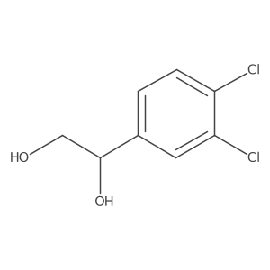 1-(3,4-Dichlorophenyl)ethane-1,2-diol Structure