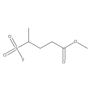 Methyl 4-(fluorosulfonyl)pentanoate Structure