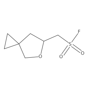 {5-Oxaspiro[2.4]heptan-6-yl}methanesulfonyl fluoride结构式