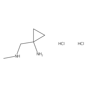 1-[(Methylamino)methyl]cyclopropan-1-amine dihydrochloride Structure