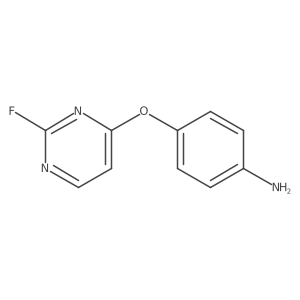 4-((2-Fluoropyrimidin-4-yl)oxy)aniline结构式