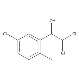 2,2-Dichloro-1-(5-chloro-2-methylphenyl)ethanol Structure