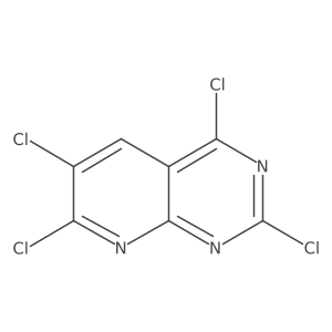 2,4,6,7-Tetrachloropyrido[2,3-d]pyrimidine Structure