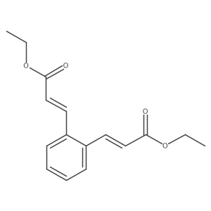ethyl (E)-3-[2-[(E)-3-ethoxy-3-oxoprop-1-enyl]phenyl]prop-2-enoate Structure