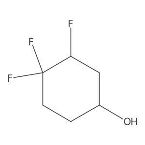 (1S,3S)-3,4,4-Trifluorocyclohexan-1-ol Structure