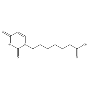 O=C(O)CCCCCCn1ccc(=O)[nH]c1=O结构式