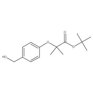 Tert-butyl 2-(4-(hydroxymethyl)phenoxy)-2-methylpropanoate Structure