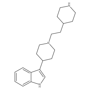 3-[1-[2-(4-Piperidinyl)ethyl]-4-piperidinyl]-1H-indole Structure