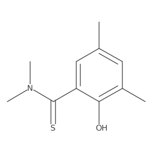 2-Hydroxy-N,N,3,5-tetramethylbenzenecarbothioamide结构式