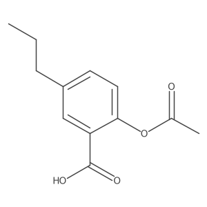 Benzoic acid,2-(acetyloxy)-5-propyl-结构式