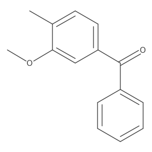 [4-Methyl-3-(methyloxy)phenyl](phenyl)methanone结构式