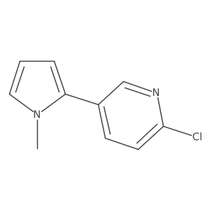 2-Chloro-5-(1-methyl-1H-pyrrol-2-yl)pyridine Structure