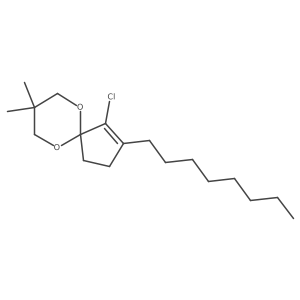 1-Chloro-8,8-dimethyl-2-octyl-6,10-dioxaspiro[4.5]dec-1-ene Structure