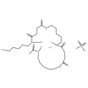 Ferrioxamine B mesylate结构式