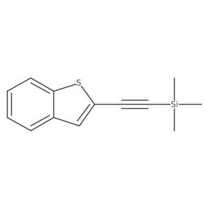 2-Trimethylsilylethynylbenzothiophene Structure