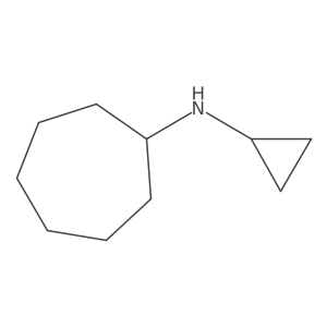 N-cyclopropylcycloheptanamine Structure