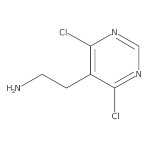 2-(4,6-Dichloropyrimidin-5-yl)ethanamine结构式