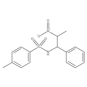 4-Methyl-N-[(1S,2S)-2-nitro-1-phenylpropyl]benzene-1-sulfonamide结构式