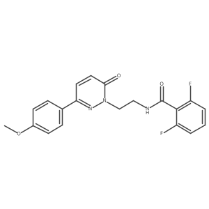 2,6-difluoro-N-(2-(3-(4-methoxyphenyl)-6-oxopyridazin-1(6H)-yl)ethyl)benzamide Structure
