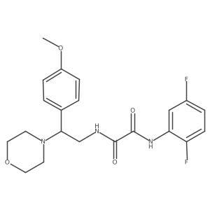 N1-(2,5-difluorophenyl)-N2-(2-(4-methoxyphenyl)-2-morpholinoethyl)oxalamide Structure