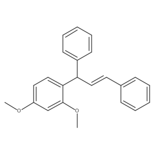 1,3-Dimethoxy-4-[(E)-1,3-diphenylallyl]benzene结构式