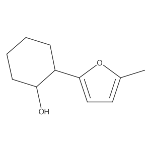 trans-2-(5-Methylfuran-2-yl)cyclohexanol结构式