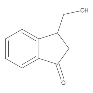 3-(Hydroxymethyl)-2,3-dihydroinden-1-one结构式