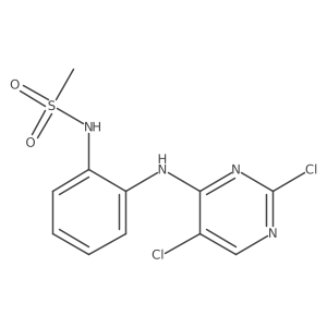 N-(2-(2,5-dichloropyrimidin-4-ylamino)phenyl)methanesulfonamide Structure