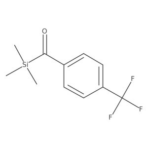 (4-(Trifluoromethyl)phenyl)(trimethylsilyl)methanone Structure