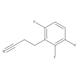 3-(2,3,6-Trifluorophenyl)propanenitrile结构式