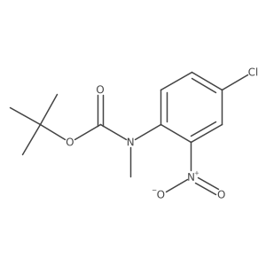 tert-Butyl 2-nitro-4-chlorophenyl(methyl)carbamate Structure