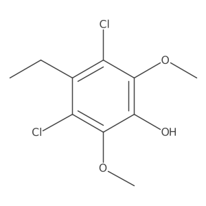 3,5-Dichloro-4-ethyl-2,6-dimethoxyphenol Structure
